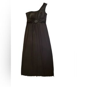 Enfocus Studio Black Strapless Dress